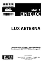 Lux Aeterna SSAATTBB choral sheet music cover